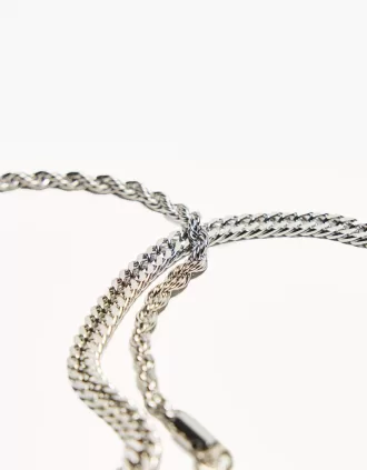 Pack de 2 pulseras de acero