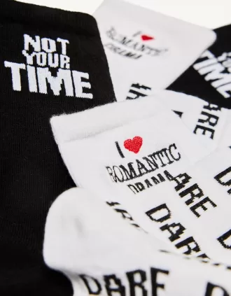 Pack de 3 calcetines estampados