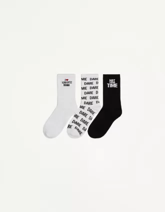 Pack de 3 calcetines estampados