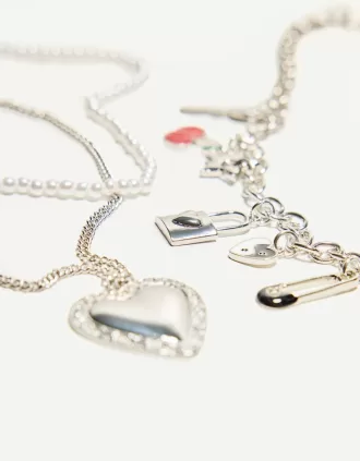 Pack de 3 collares con colgantes