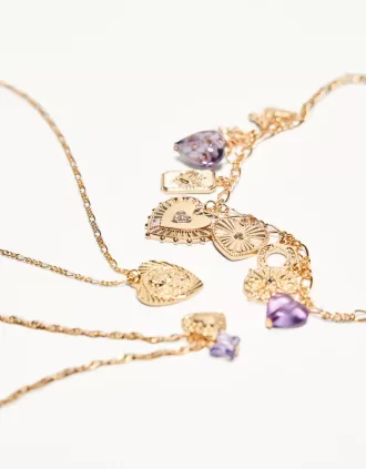 Pack de 3 collares con colgantes