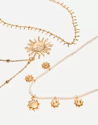 Pack de 3 collares con colgantes