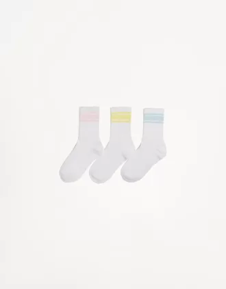 Pack de 3 pares de calcetines deportivos.