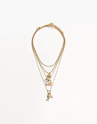 Pack de 4 collares con colgantes