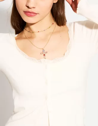 Pack de 4 collares con colgantes