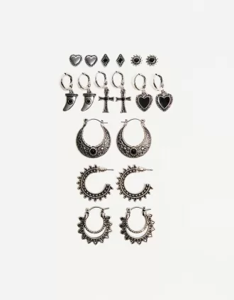 Pack de 9 pendientes bohemios Pack de 9 pendientes bohemios