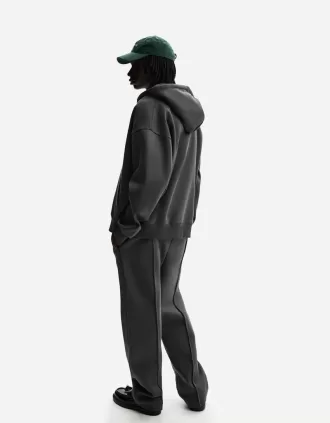 Pantalón ancho de felpa