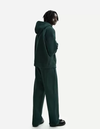 Pantalón ancho de felpa