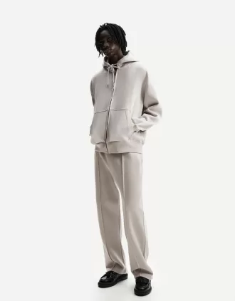 Pantalón ancho de felpa