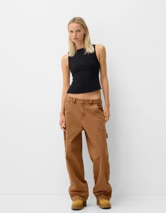 Pantalón de carpintero de algodón