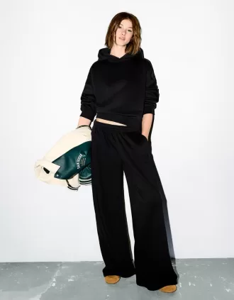 Pantalón de felpa súper ancho