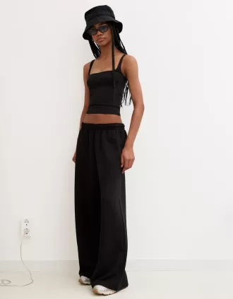 Pantalón de felpa súper ancho