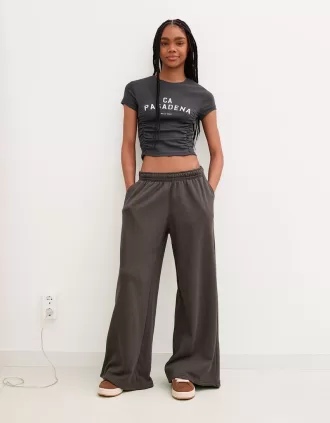 Pantalón de felpa súper ancho
