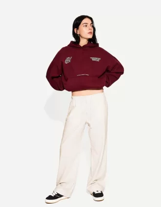 Pantalón mezcla de lino con cinturilla elástica
