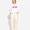 Pantalones anchos con cordones