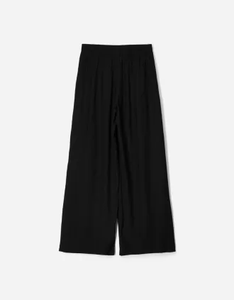 Pantalones anchos con cordones