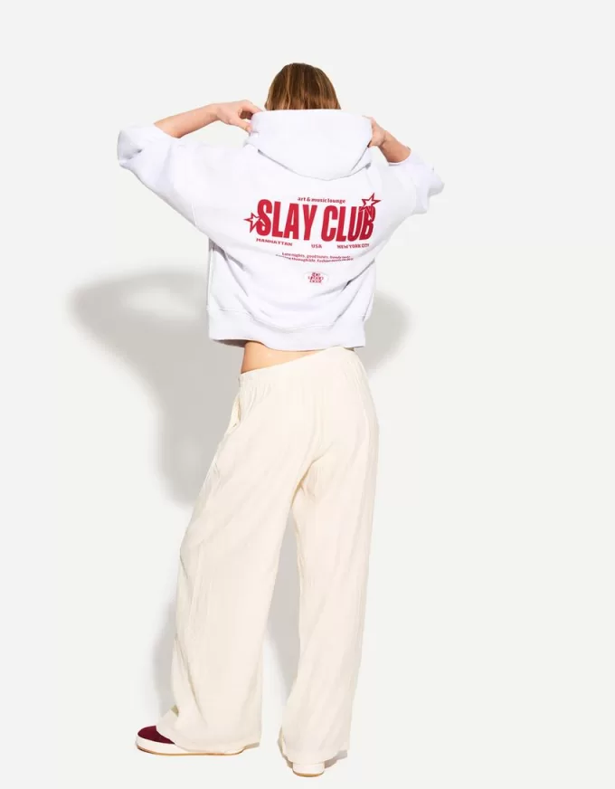 Pantalones anchos con cordones