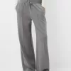 Pantalones anchos de tacto suave