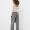 Pantalones anchos de tacto suave