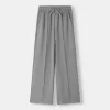 Pantalones anchos de tacto suave