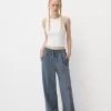 Pantalones anchos suaves