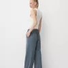 Pantalones anchos suaves