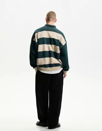 Pantalones de felpa con corte globo