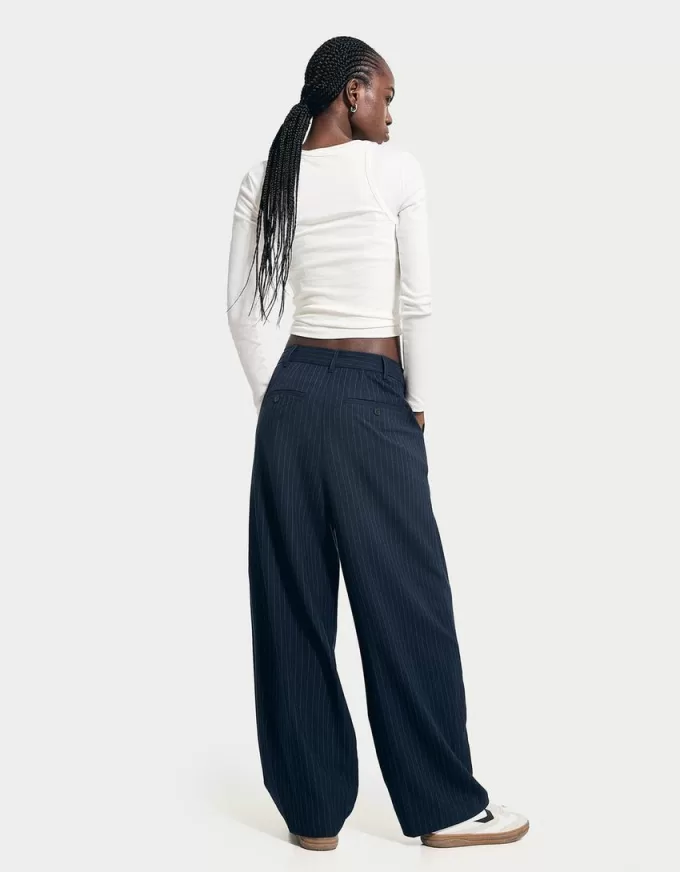 Pantalones de sastre a rayas diplomáticas