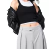 Pantalones de sastre con corte globo