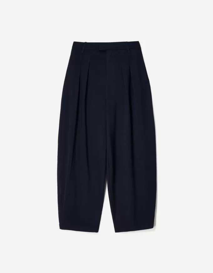 Pantalones de sastre con corte globo