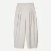 Pantalones de sastre con corte globo