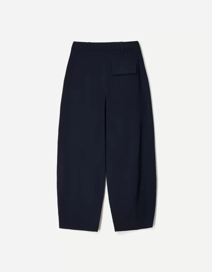 Pantalones de sastre con corte globo
