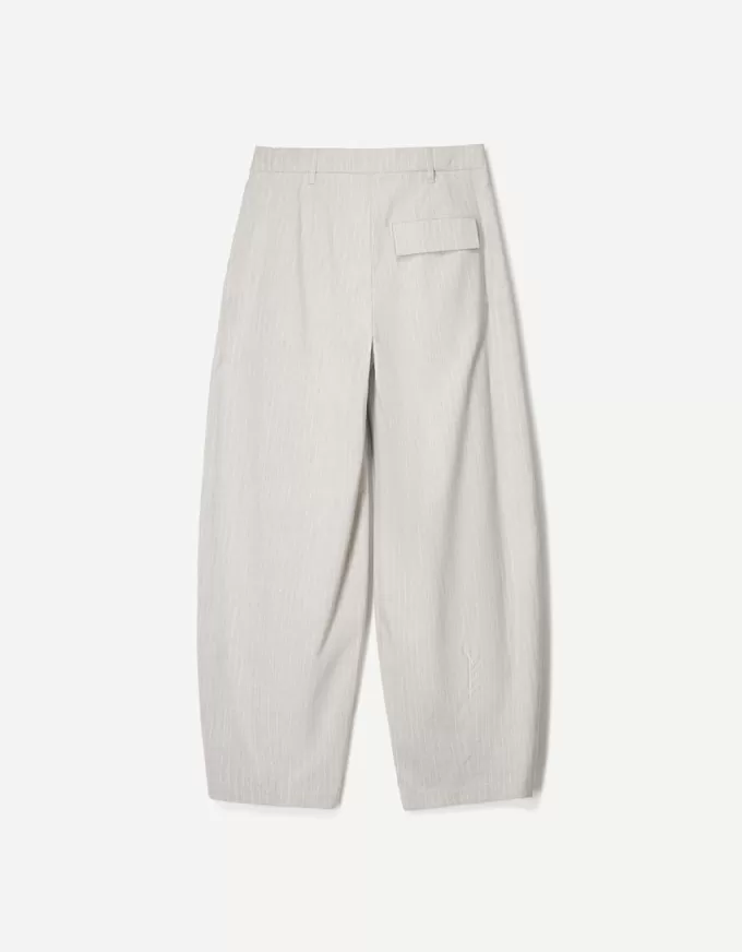 Pantalones de sastre con corte globo