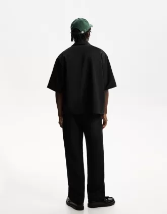 Pantalones deportivos de corte recto y sastre