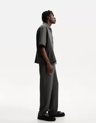 Pantalones deportivos de corte recto y sastre