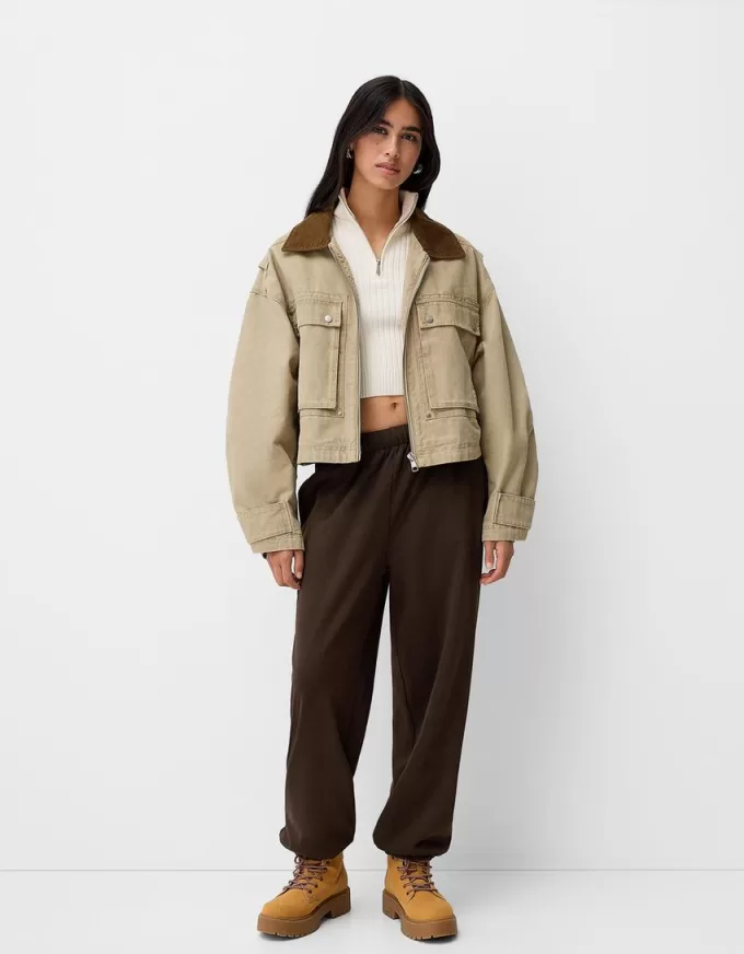 Pantalones deportivos de felpa