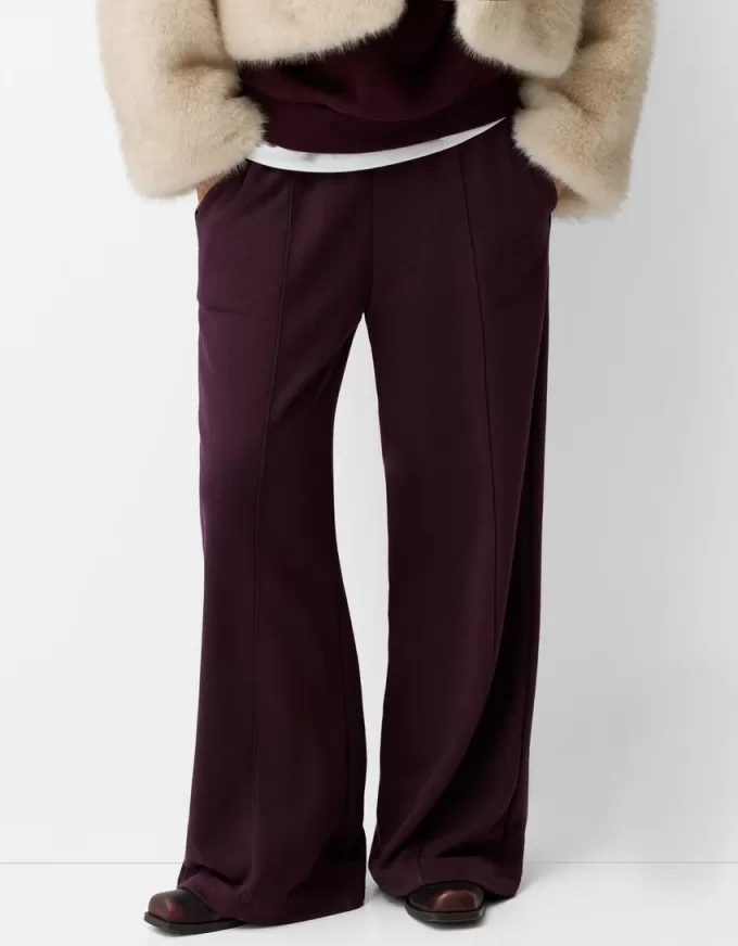 Pantalones deportivos de pierna ancha