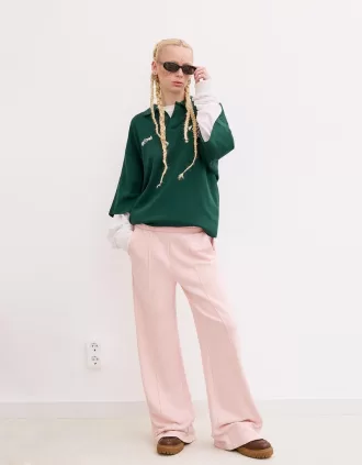 Pantalones deportivos de pierna ancha