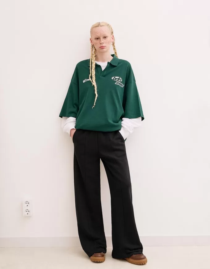 Pantalones deportivos de pierna ancha