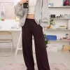 Pantalones deportivos de pierna ancha