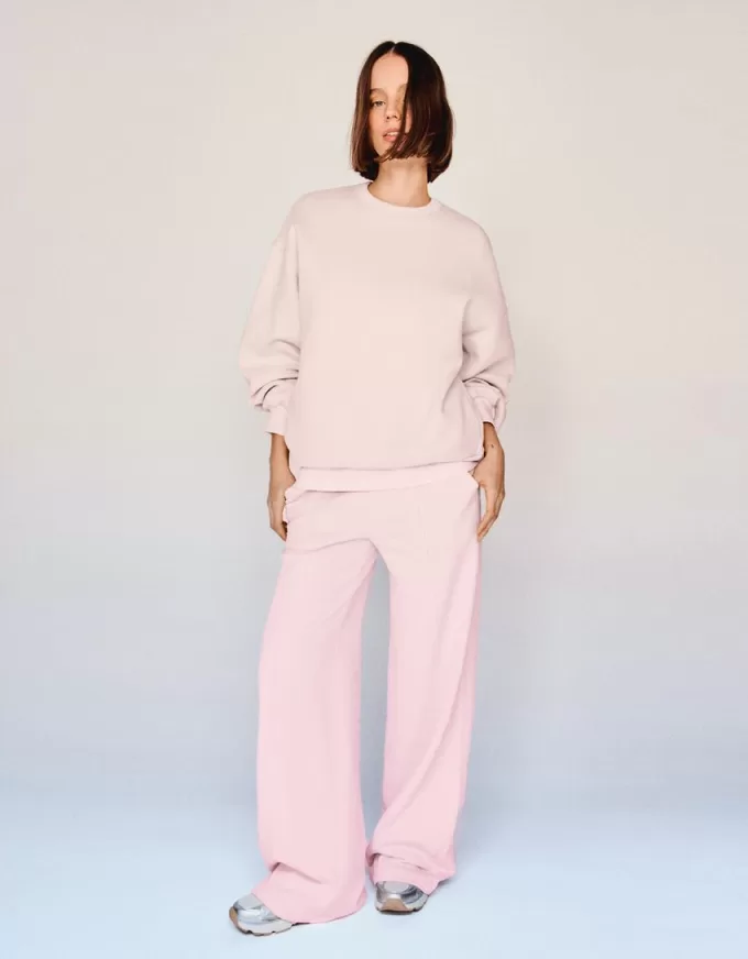 Pantalones deportivos de pierna ancha