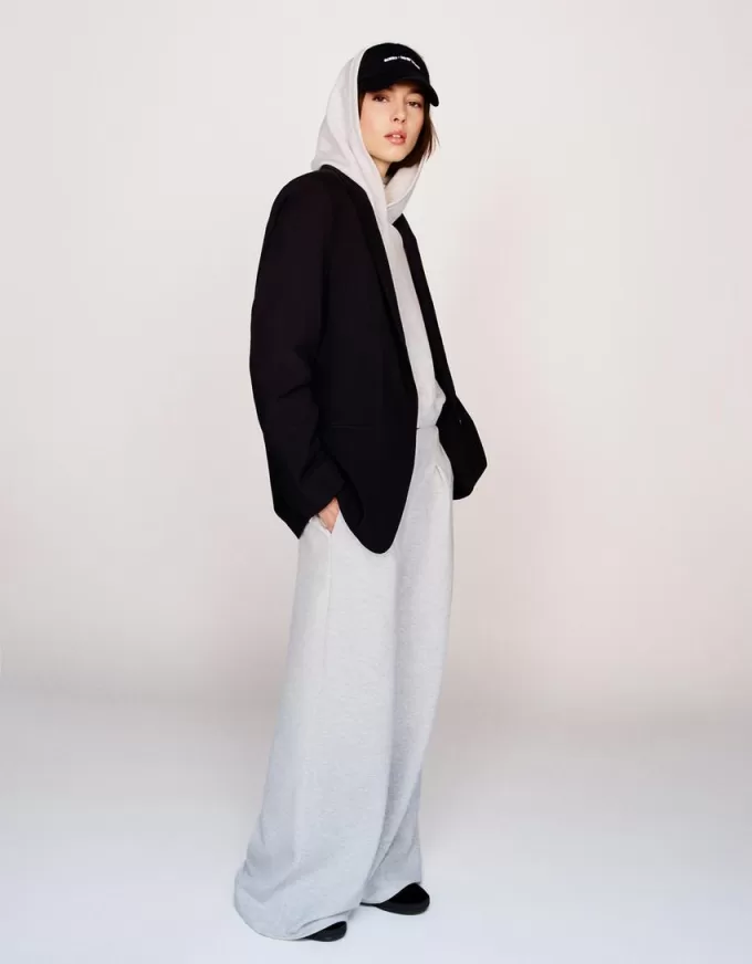 Pantalones deportivos de pierna ancha