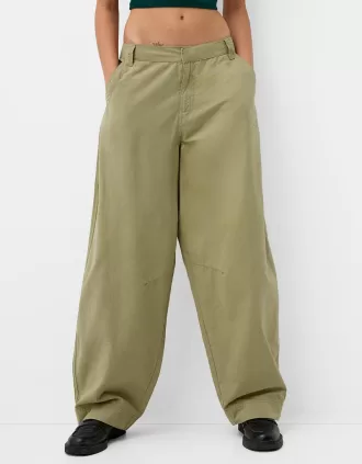Pantalones globo de algodón