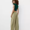 Pantalones globo de algodón