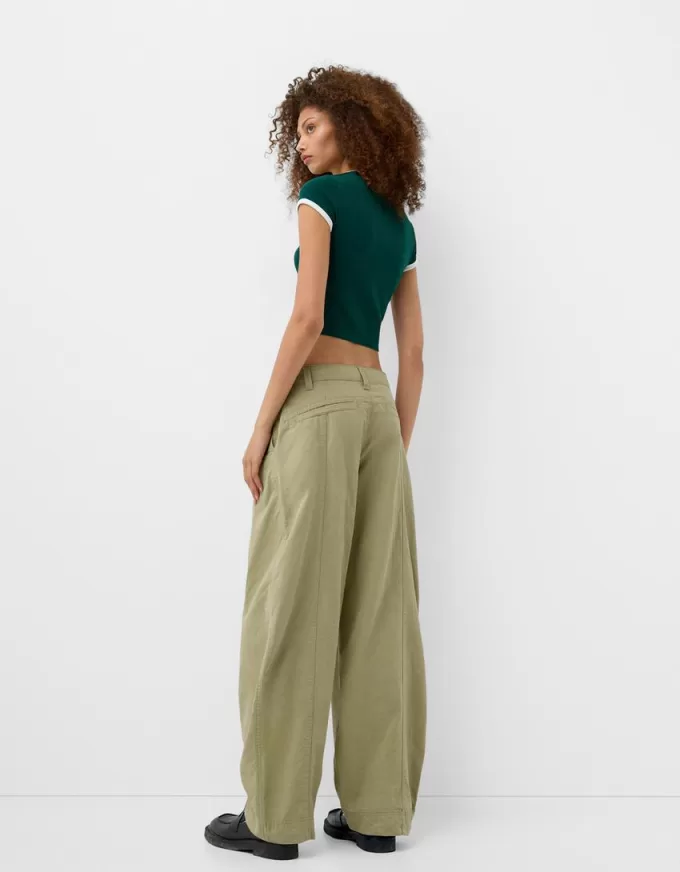 Pantalones globo de algodón
