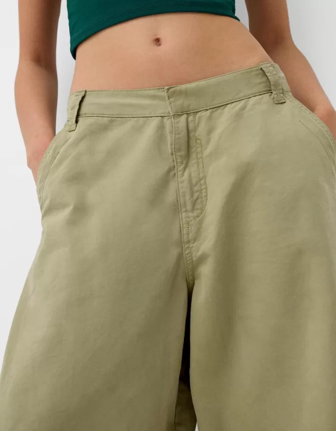 Pantalones globo de algodón