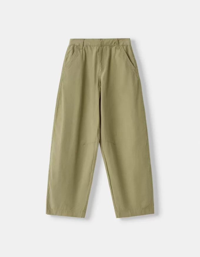 Pantalones globo de algodón