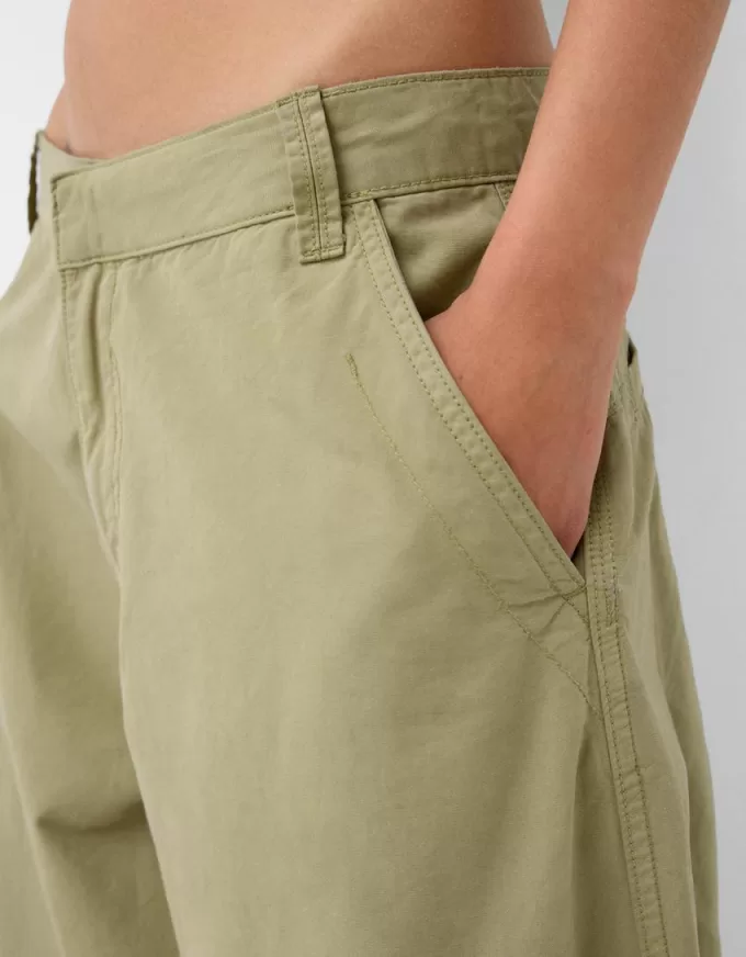 Pantalones globo de algodón