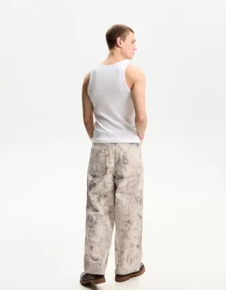 Pantalones globo estampados