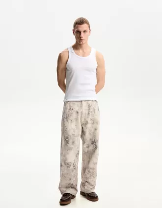 Pantalones globo estampados